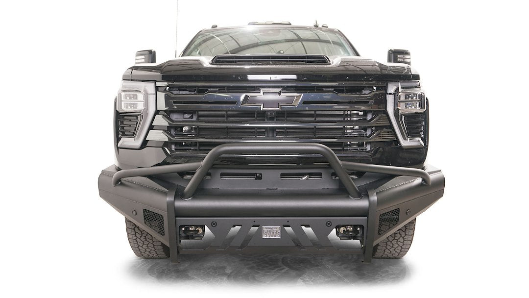 Fab Fours CH24-Q6162-1 Black Steel Elite Front Bumper