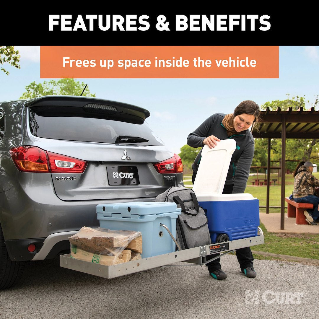 Curt 18100 Trailer Hitch Cargo Carrier - image 3