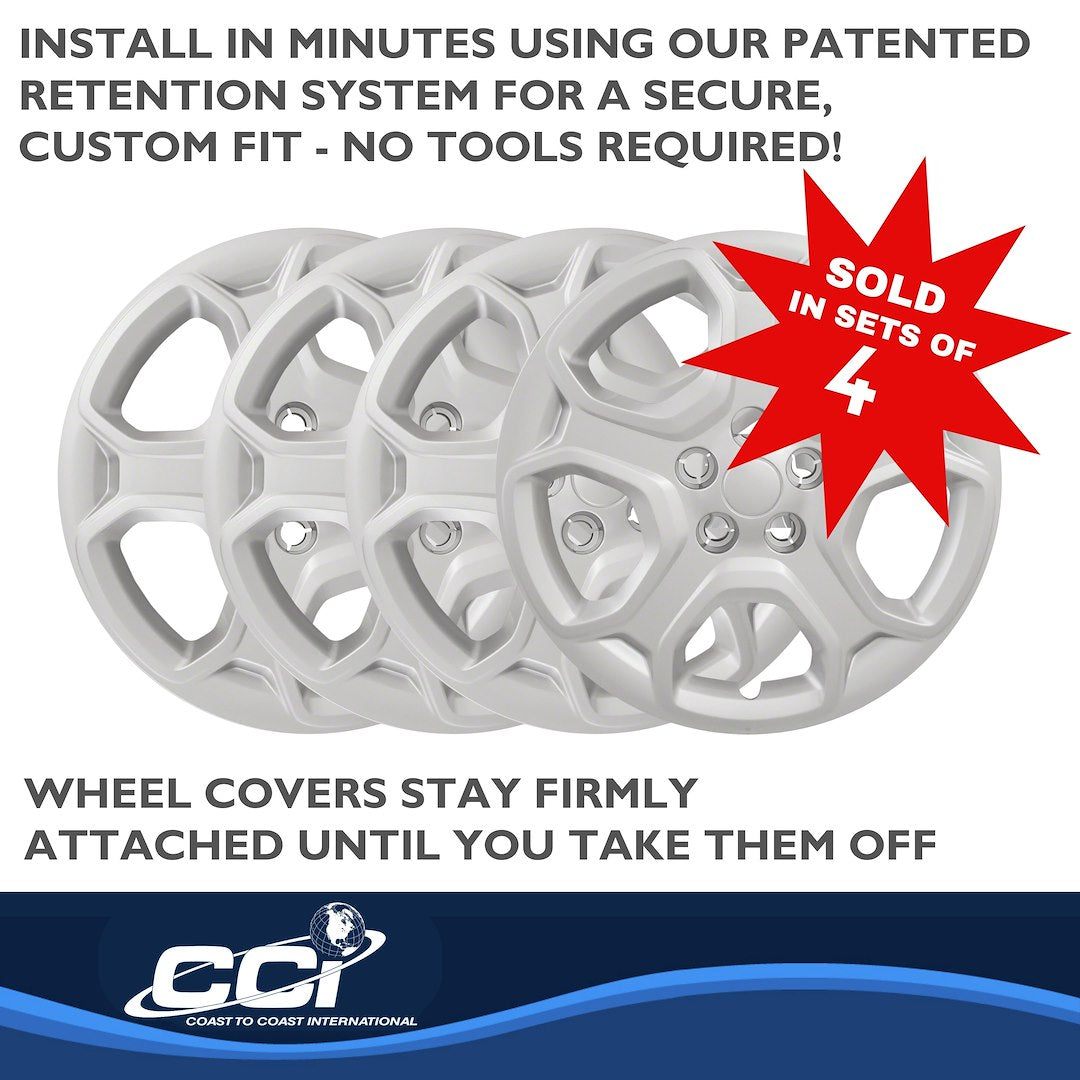 Coast To Coast 52517S Escape 17-Inch Silver Covers - image 4
