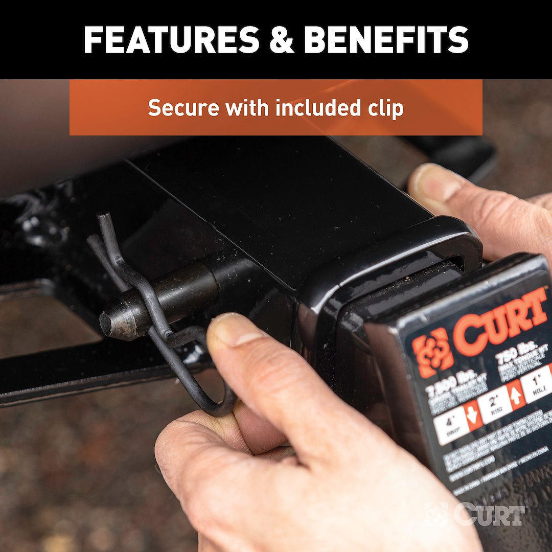 CURT Single Fully Universal 2 Inch Receiver Hitch Trailer (21579)