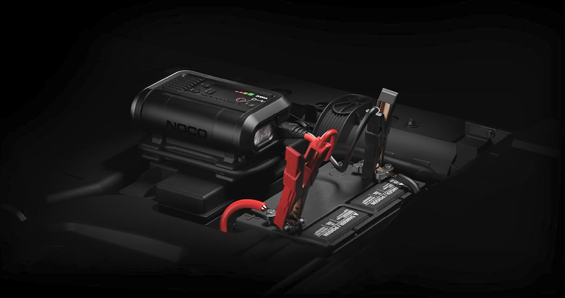 NOCO AX65 2000A Jump Starter & 100 PSI Tire Inflator – 8L Gas / 6L Diesel