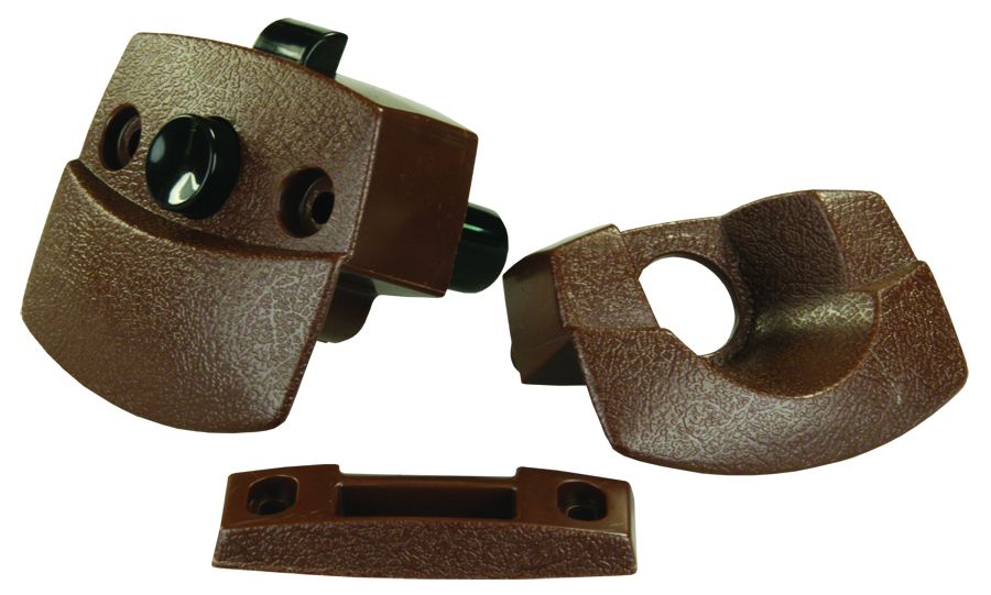 JR Products Entry Door Latch (20505) – Material: Plastic
