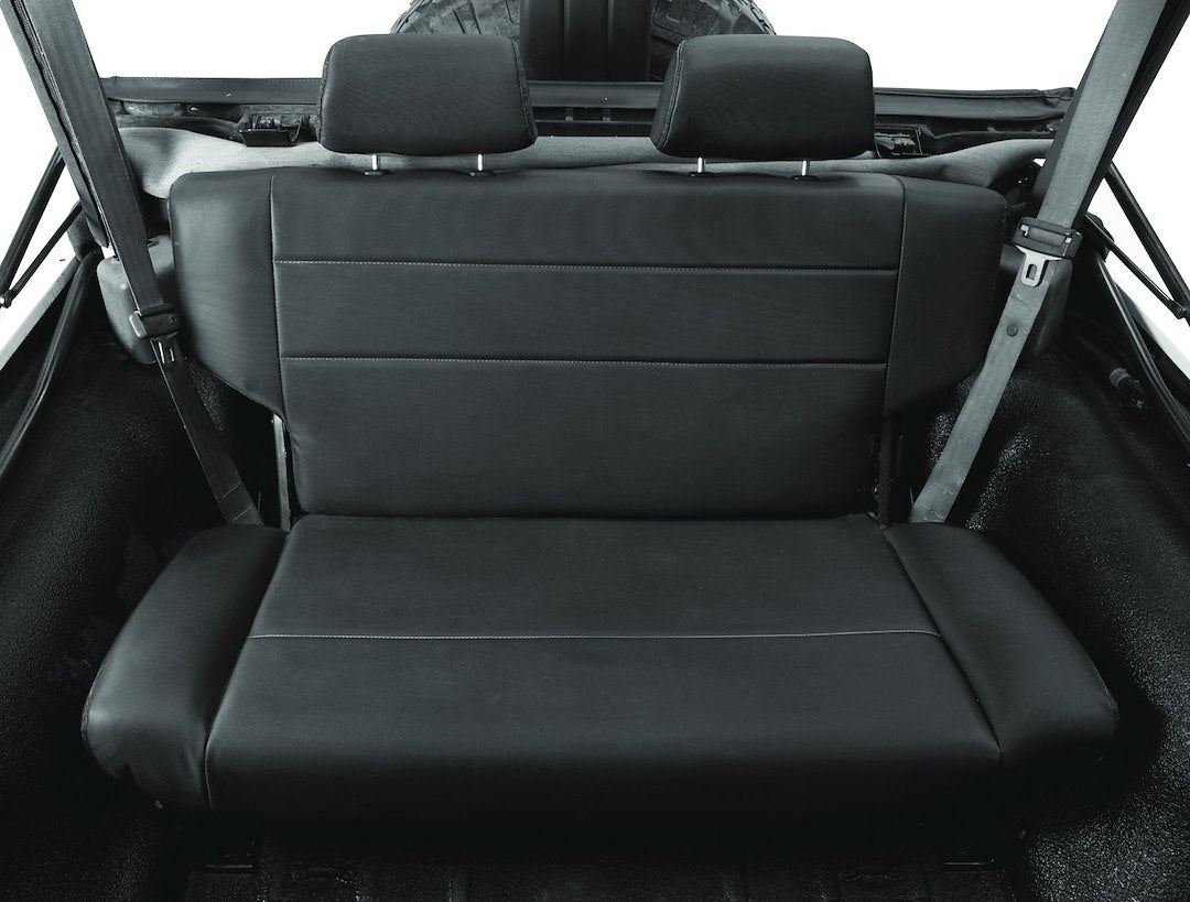 Bestop 39440-01 Black Vinyl Rear Bench Seat - image 1