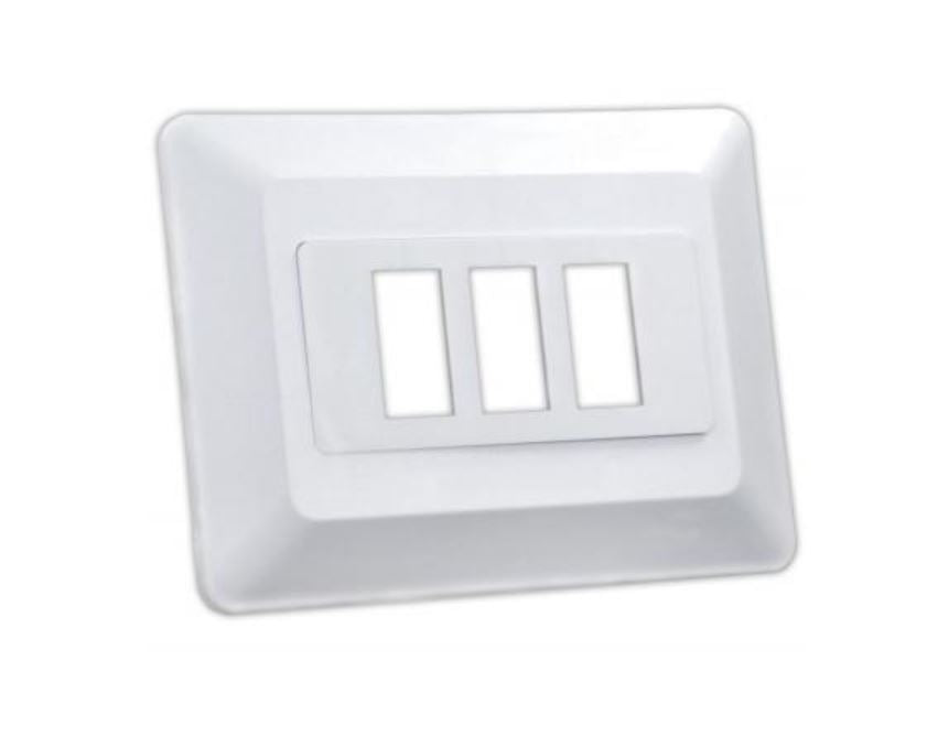 JR Products Multi Purpose Switch Faceplate (13625) – Color: White
