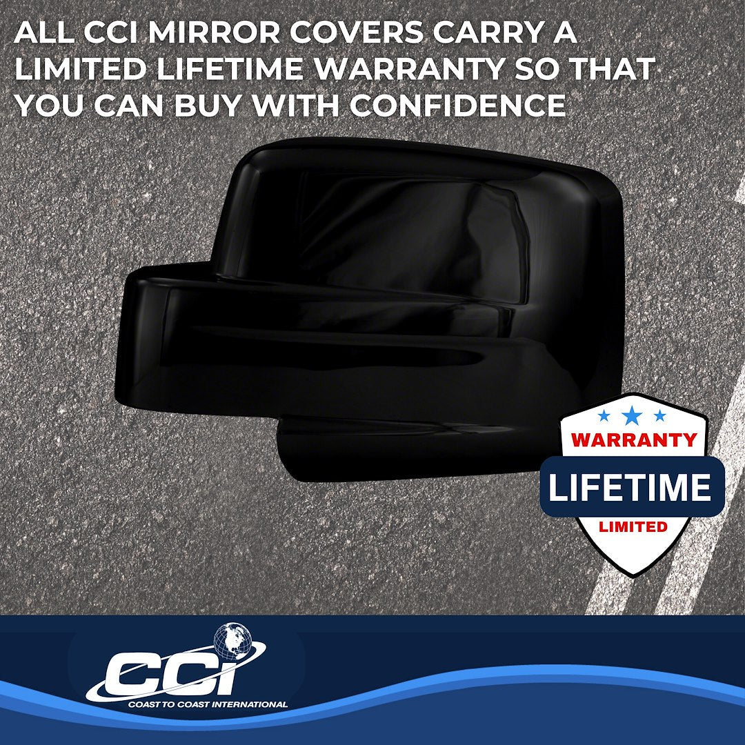 Coast To Coast MC67424BK Patriot Gloss Black Mirror Covers - image 4
