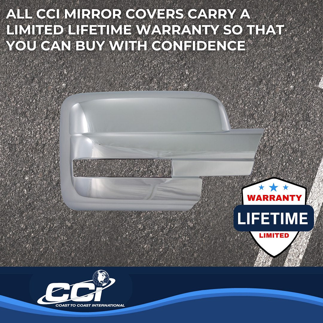 Coast To Coast MC67421 Tacoma Chrome Full Mirror Covers - image 4