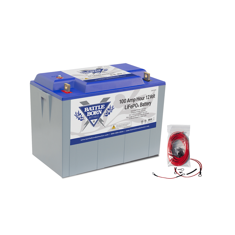 Battle Born Lithium Deep Cycle Heated Battery BB10012H Group 31 12V 100Ah RV