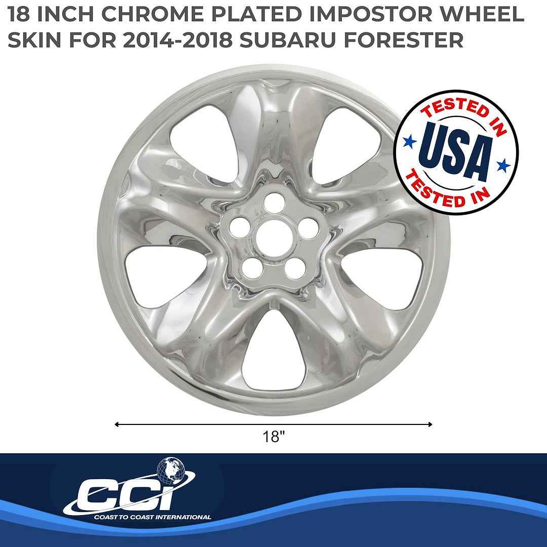 Coast To Coast IMP95X Chrome 17-Inch Forester Wheel Skins