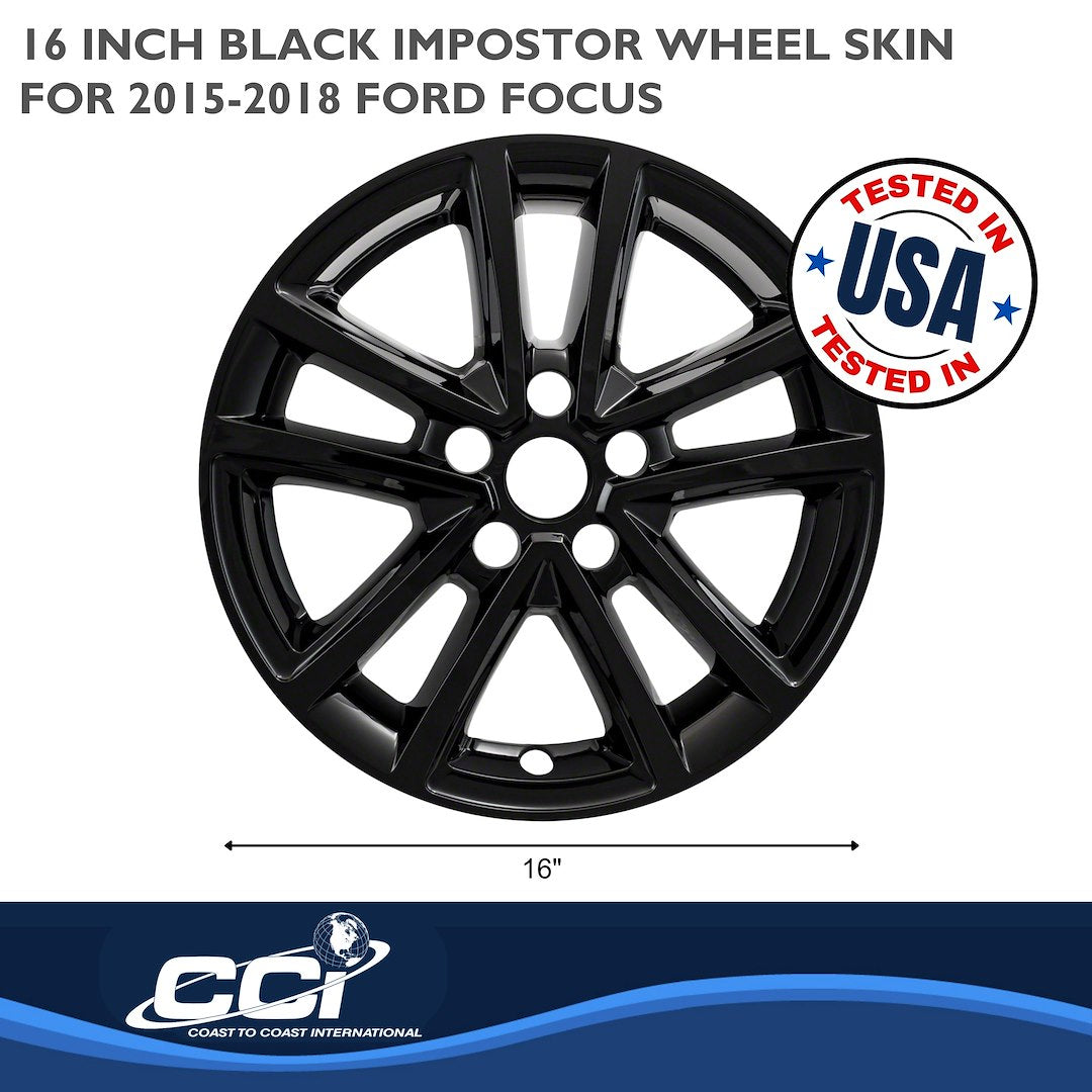 Coast To Coast IMP423BLK Black Focus Impostor Wheel Skins - image 3