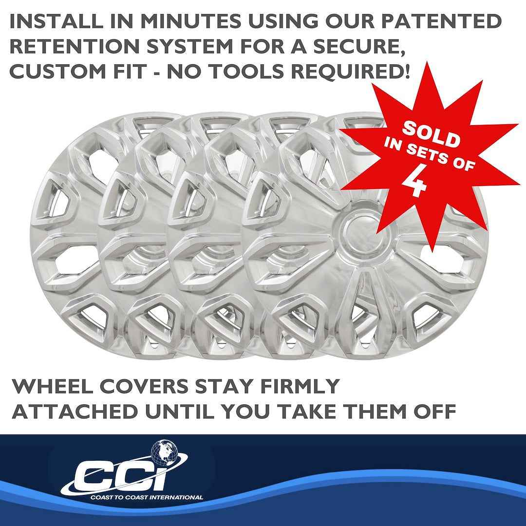 Coast To Coast 51216C Transit Chrome Y-Spoke Covers