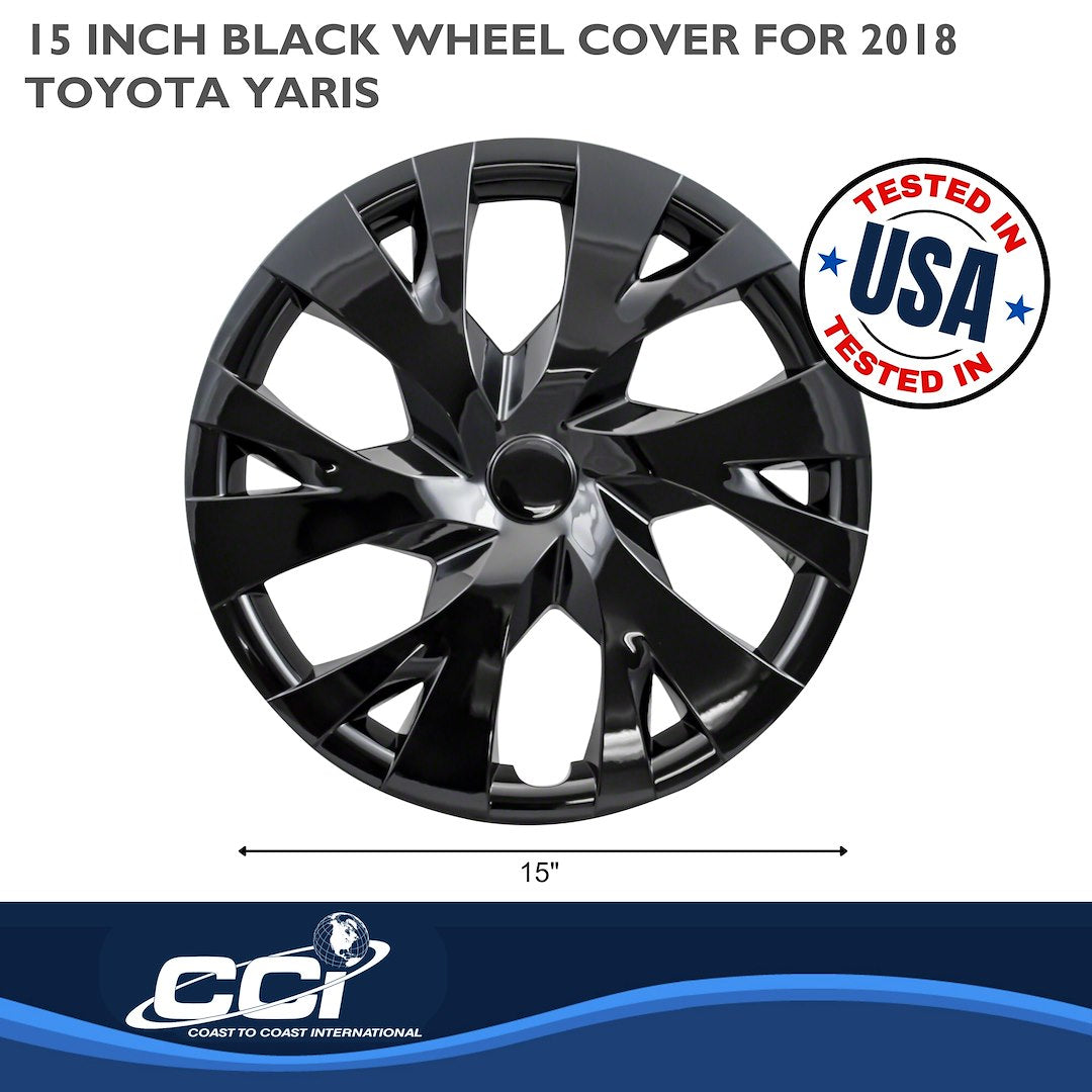 Coast To Coast 53315BLK Yaris Black Y-Spoke Covers - image 3