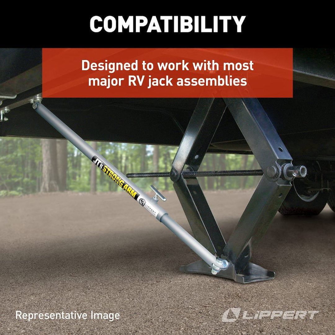 Lippert Components 191024 Trailer Stabilizer Jack Stand Lock Arm - image 6