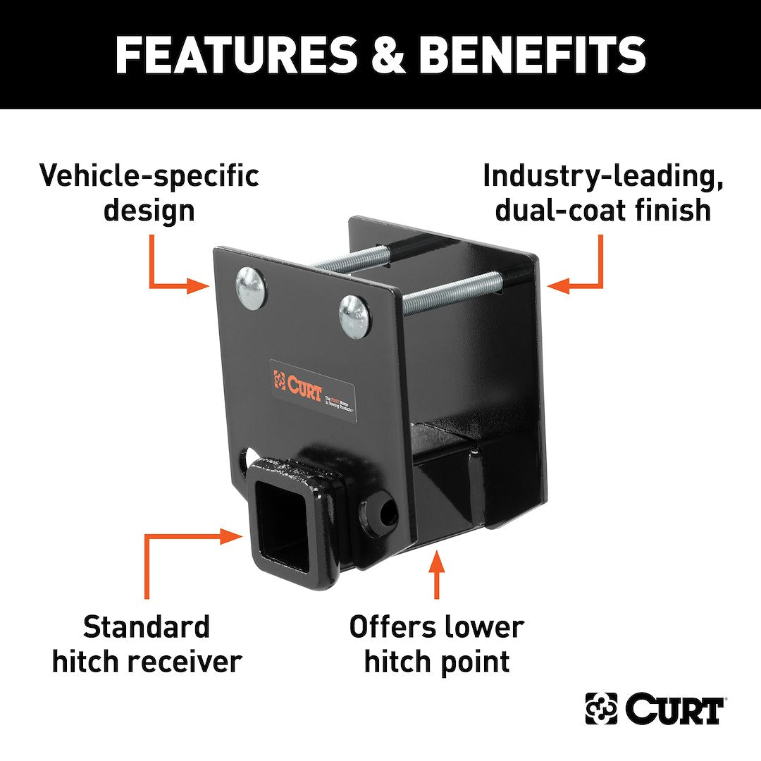 Curt 19100 Trailer Hitch Rear - image 2
