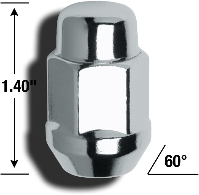 Gorilla 41138 Bulge Acorn Lug Nuts, 100 Pack