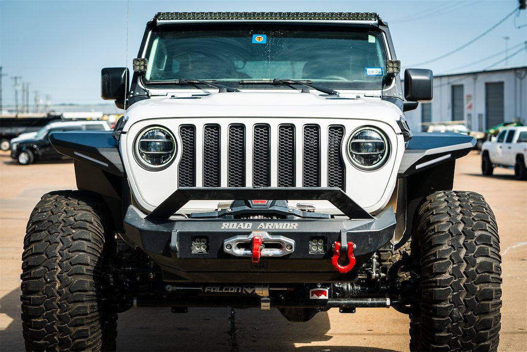 Road Armor 518AFFWB Stealth Flat Front Fender Flare