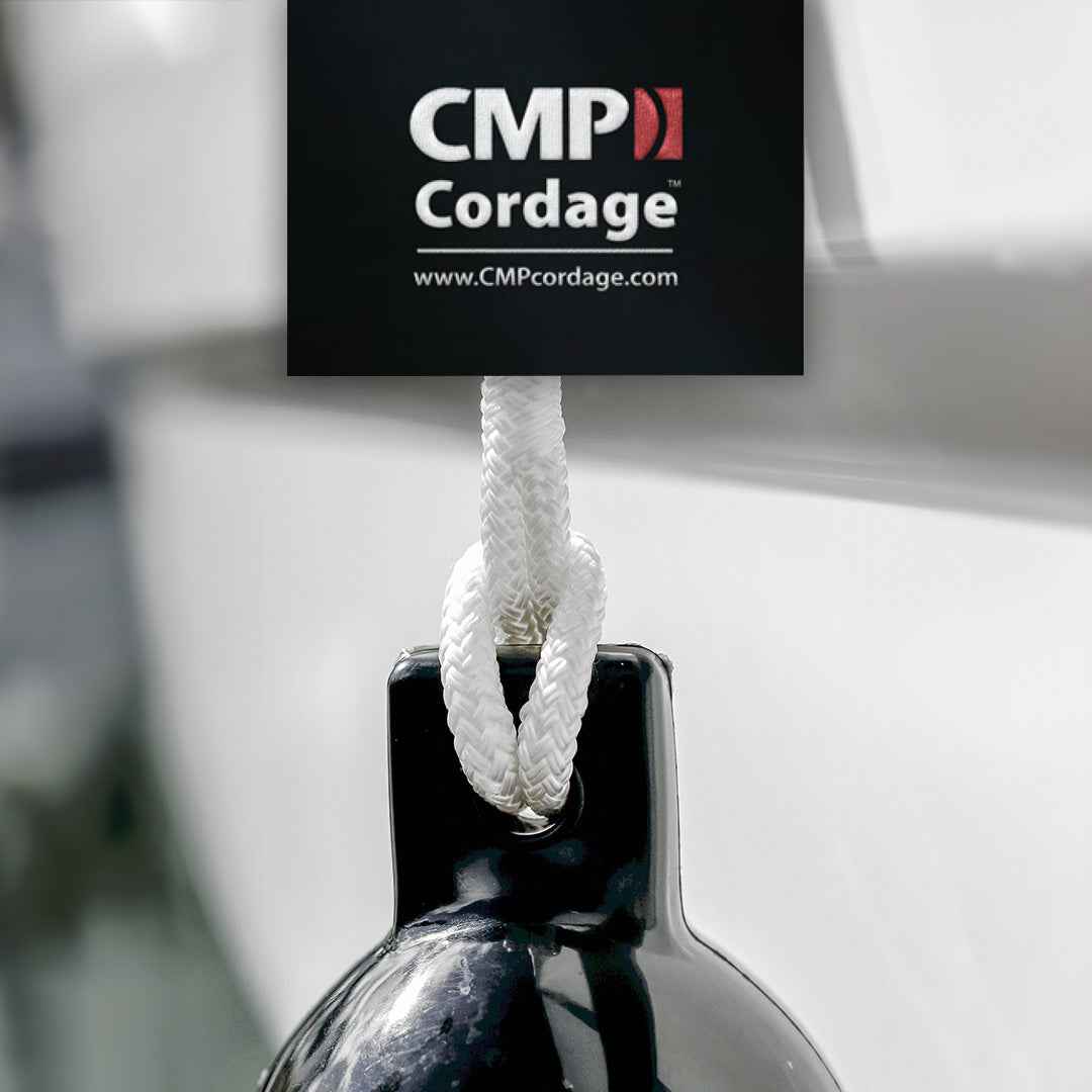 CMP Cordage CFL3806WH White 3/8-Inch Fender Lines, Two