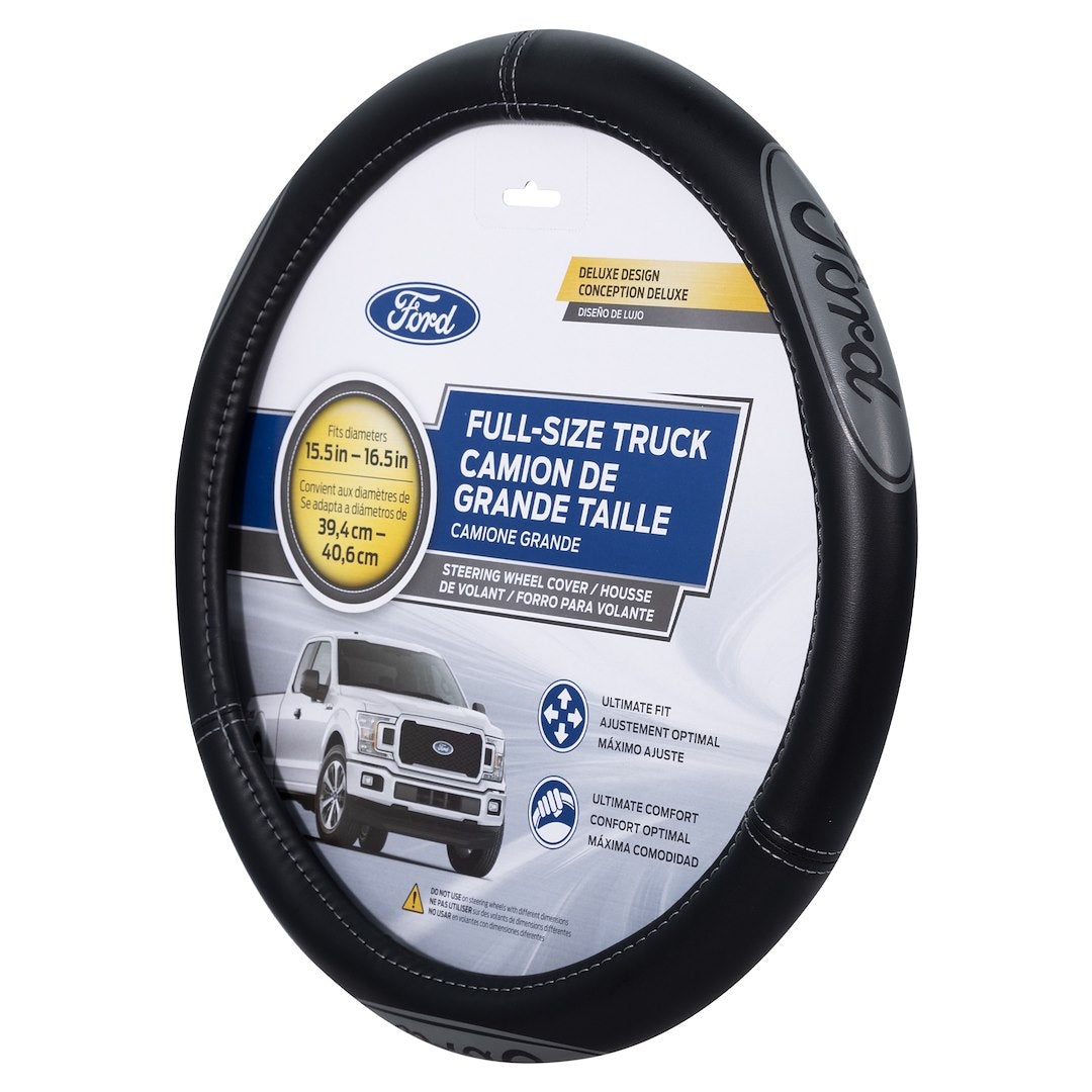 Plasticolor 008567R01 Ford Deluxe Steering Wheel Cover