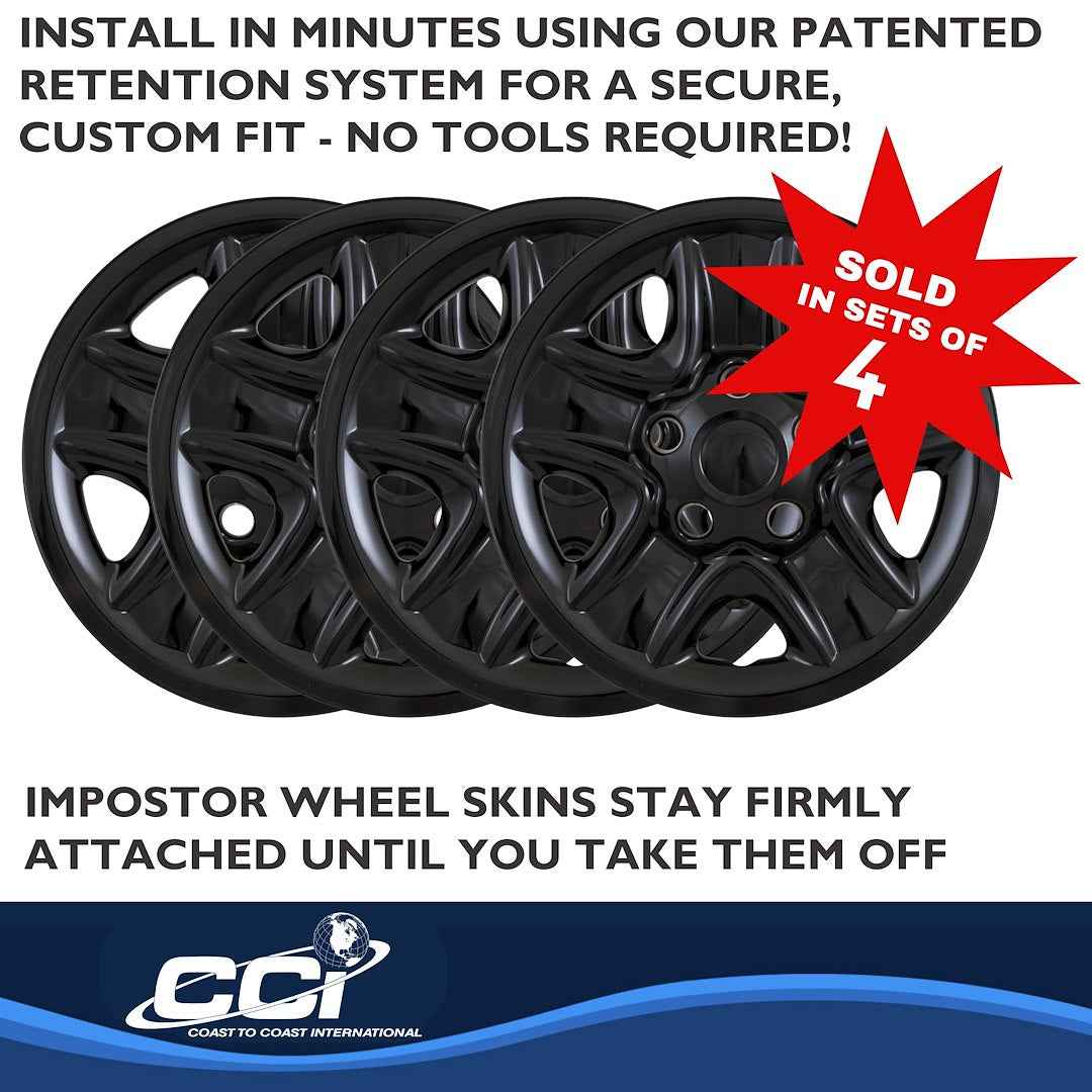 Coast To Coast IMP77BLKN Black 18-Inch Tundra Wheel Skins - image 5
