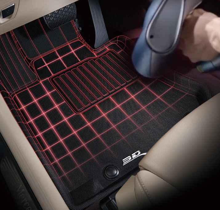 3D Mats KAGU Floor Liners for GMC Sierra Crew Cab 2019–2023