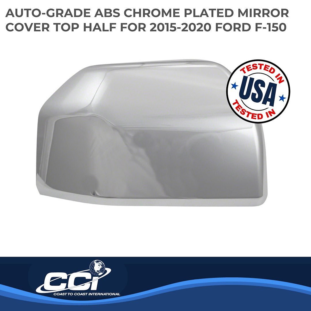 Coast To Coast MC67511R F-150 Chrome Replacement Mirror Tops - image 2