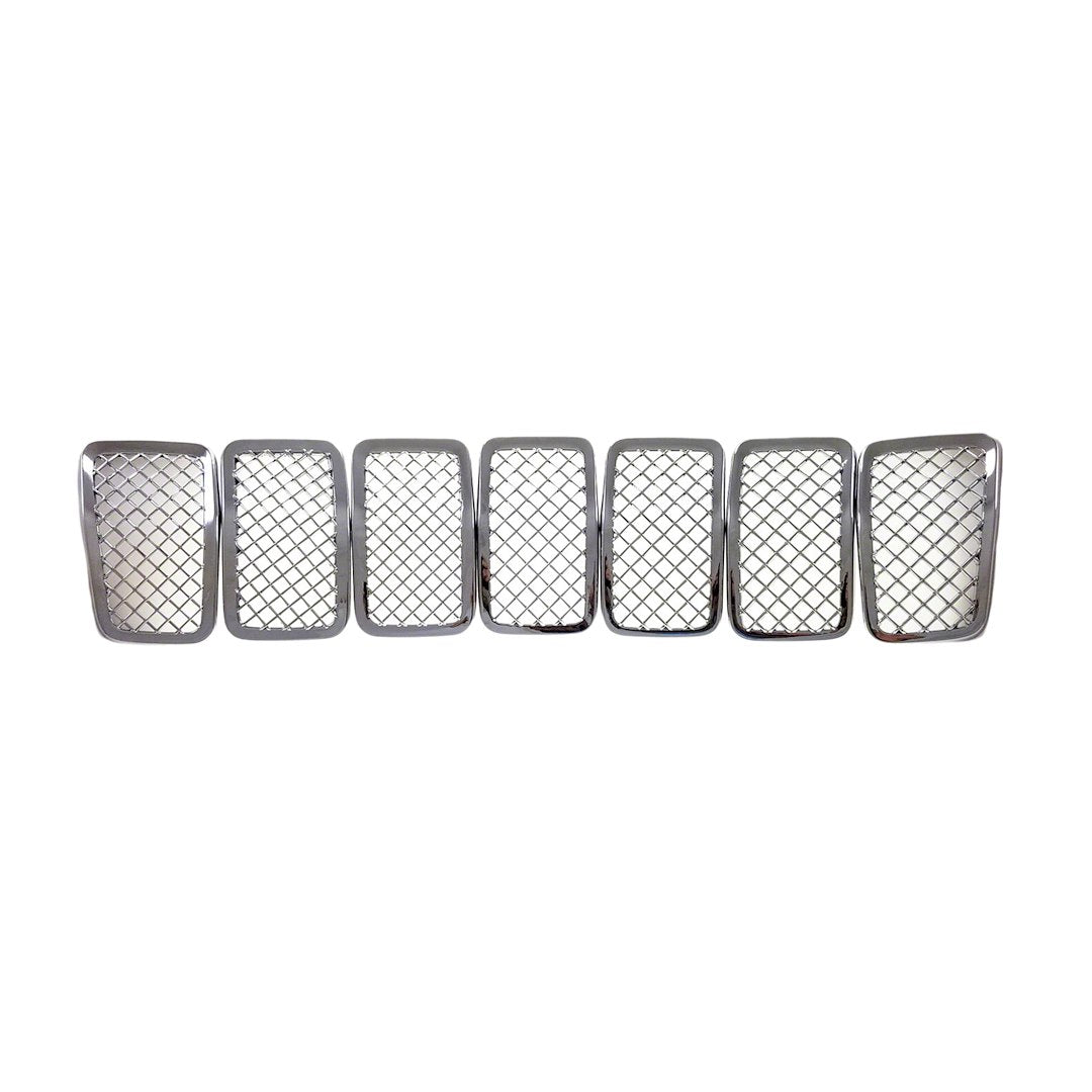Coast To Coast GI485 Cherokee Chrome Mesh Grille Overlay - image 1