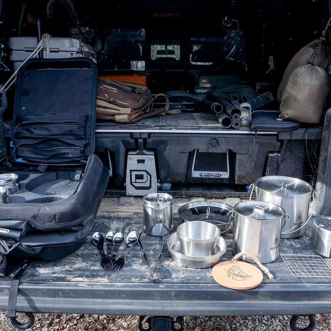 Decked AD23PATHFINDERCOOKINGKIT Pathfinder Campfire Cookware