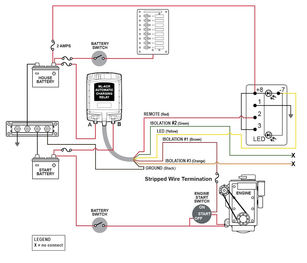 Blue Sea 7622-Bss Battery Voltage Sensing Relay - image 5