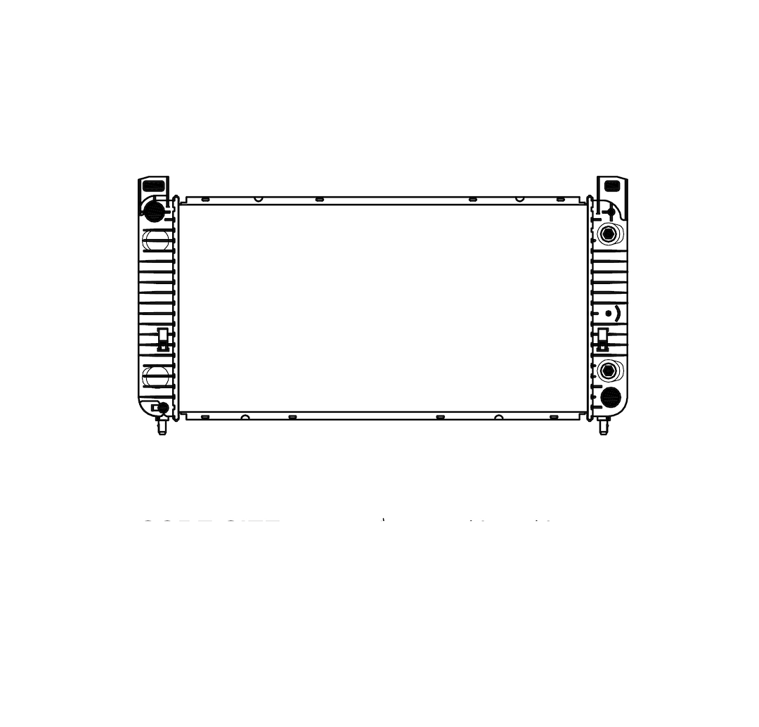 CSF 3653 Silverado/Sierra Single-Row Crossflow Radiator - image 2