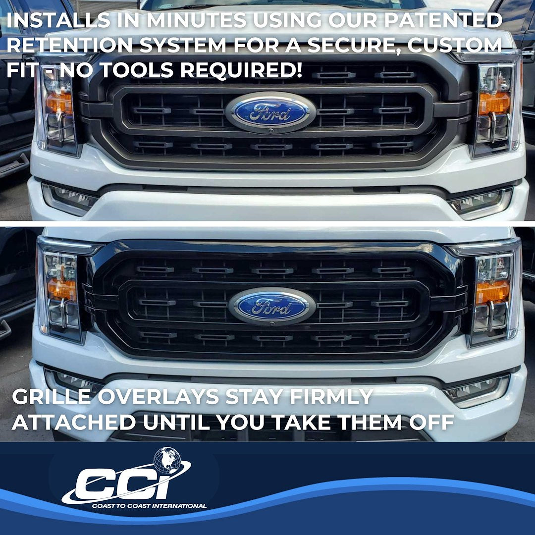 Coast To Coast GI184BLK Impostor Black F-150 Grille Overlay - image 4