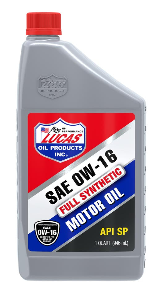 Lucas Oil 11181 SAE 0W-16 Synthetic 4-Stroke Oil