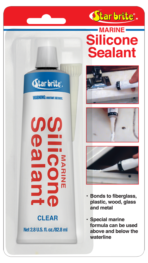 Star Brite 2.8 Ounce Clear Paste Caulk Sealant (082102P)