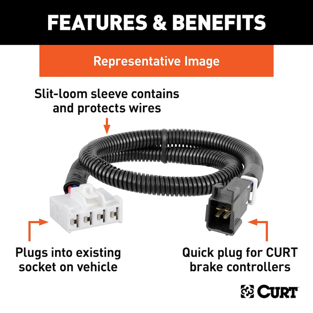 Curt 51527 Trailer Brake Control Wiring Harness - image 2
