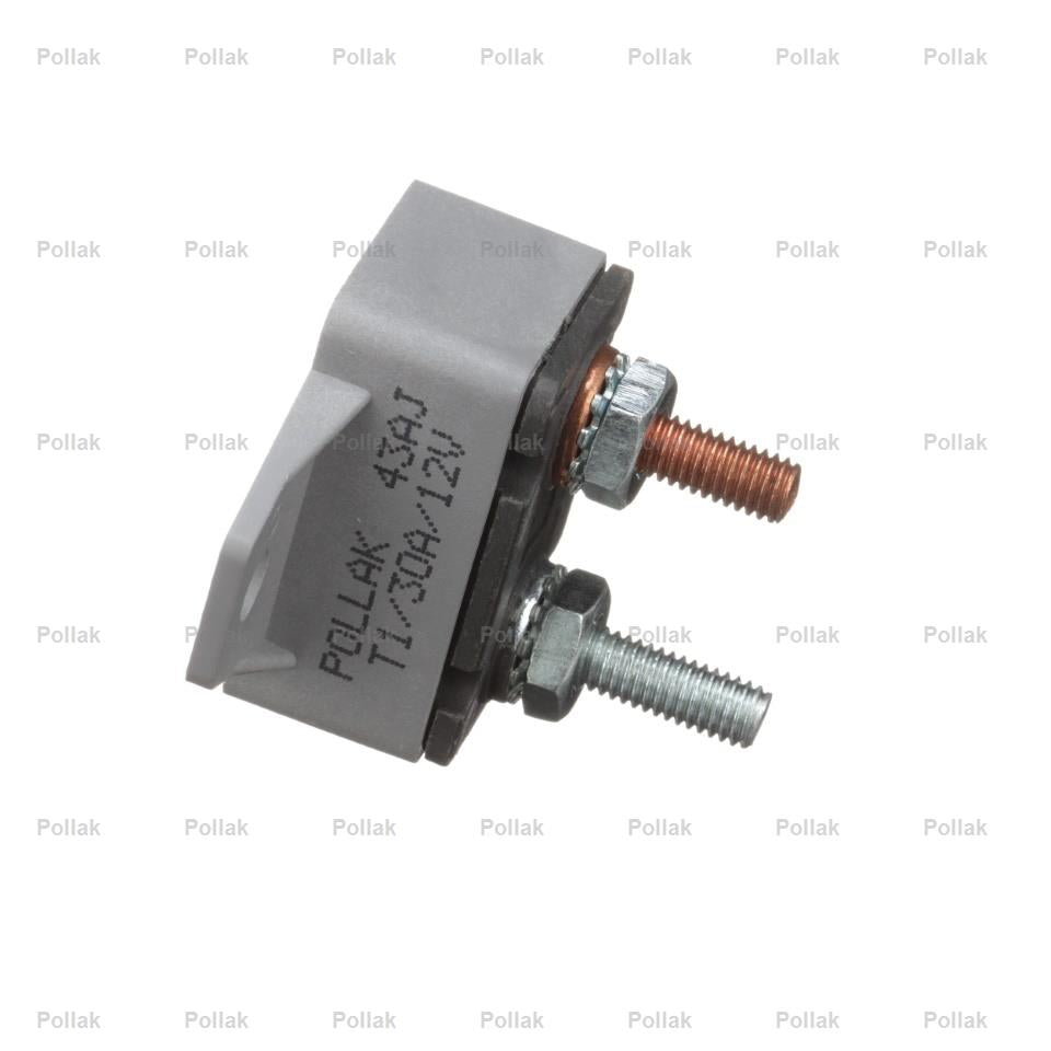 Pollak Type I 12 Volt 30 Amp Circuit Breaker (54230PLP)