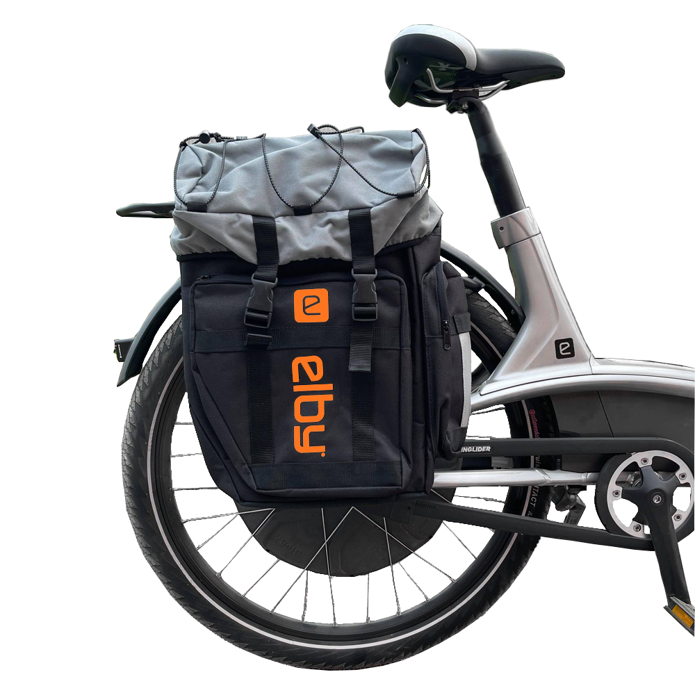 Elby E08152 Canvas Urban Commuter Pannier Bag