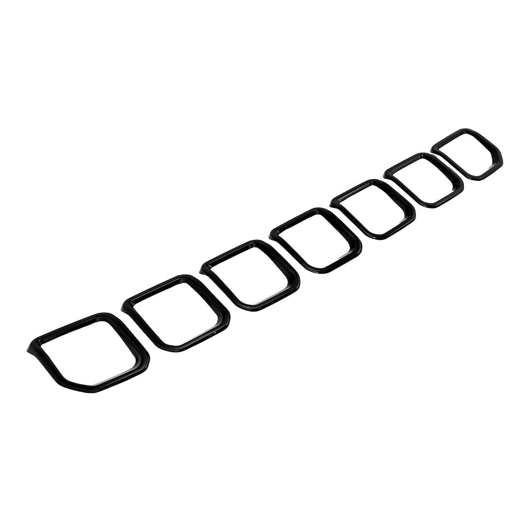 Coast To Coast GI194BLK Seven-Piece Black Bar Grille Overlay - image 2