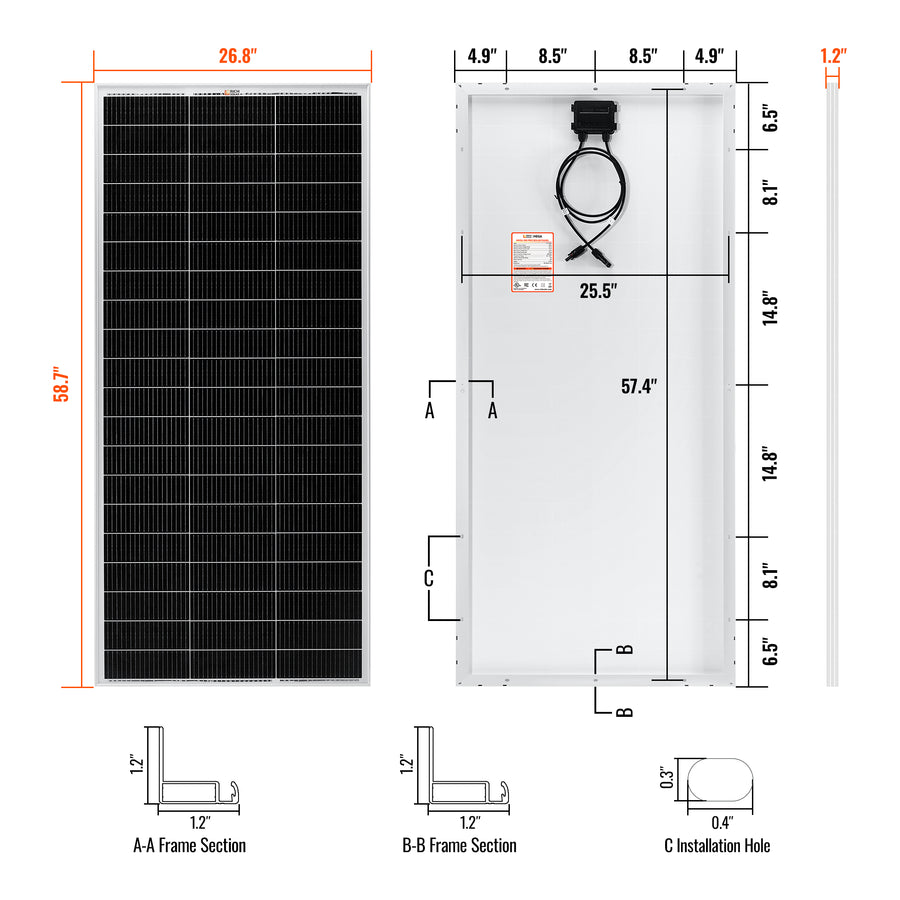 Rich Solar Rs-M200p Solar Panel - image 3