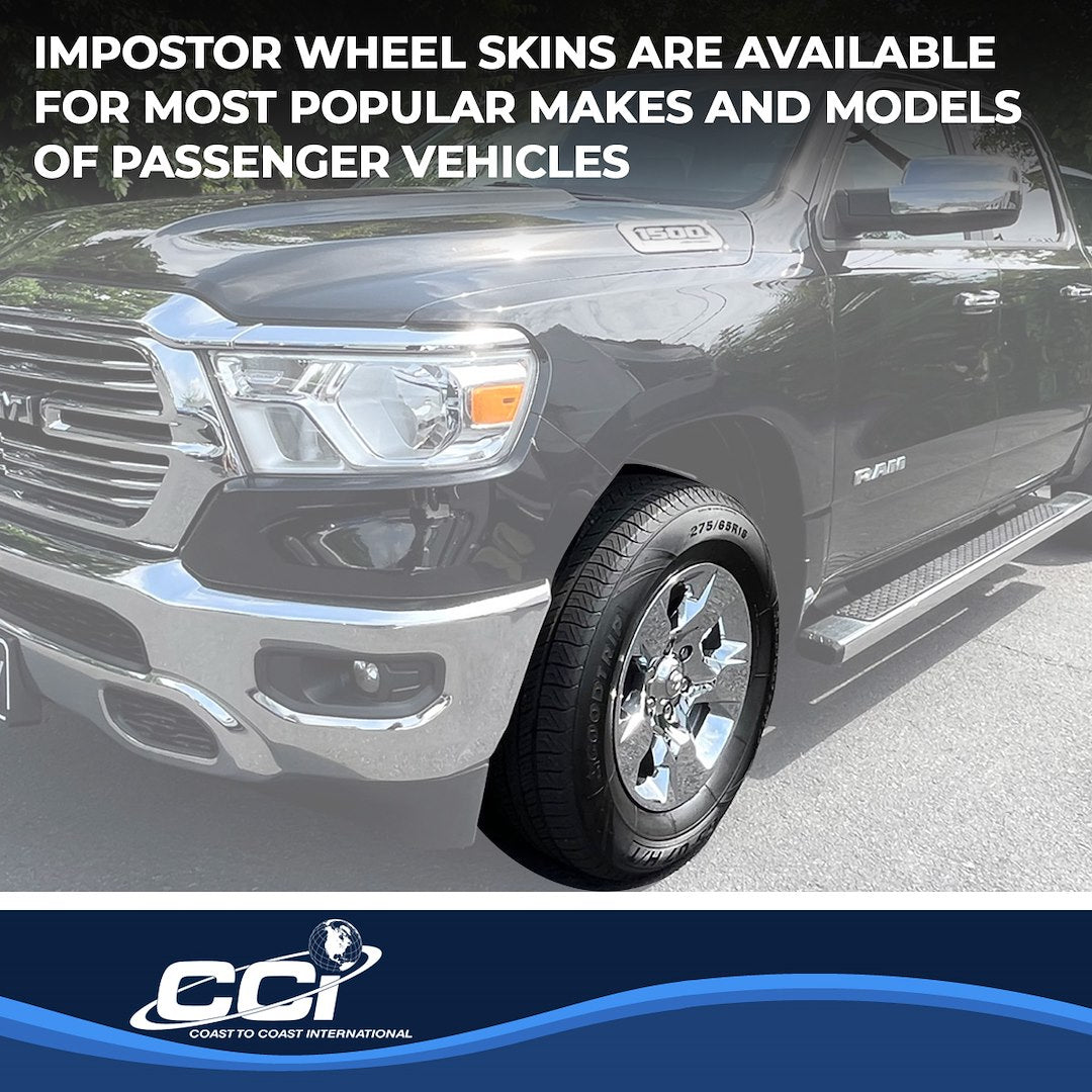 Coast To Coast IMP435X Chrome Ram 1500 Impostor Wheel Skins - image 6