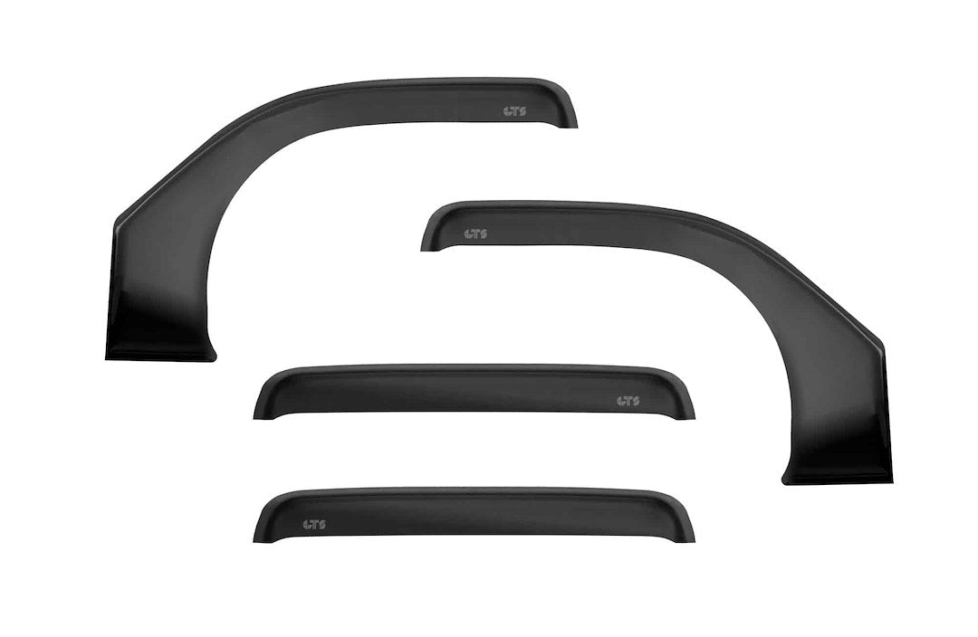 GT Styling 82982S Bubble Extended Ventgards Rainguard