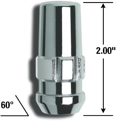 Gorilla 76641N Duplex Acorn Wheel Lock, 14 mm x 1.50
