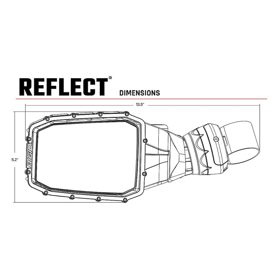 Rigid Lighting 64011 Exterior Mirror - image 5