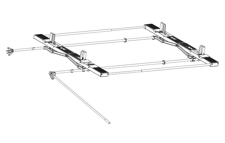 Holman 4A95H EZ-LoDown Double Drop-Down Rack Kit