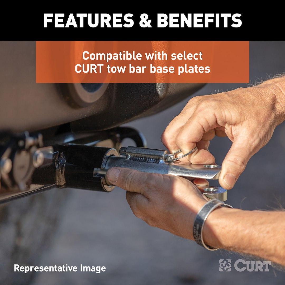 Curt 70003 Vehicle Baseplate Attachment Tab - image 2
