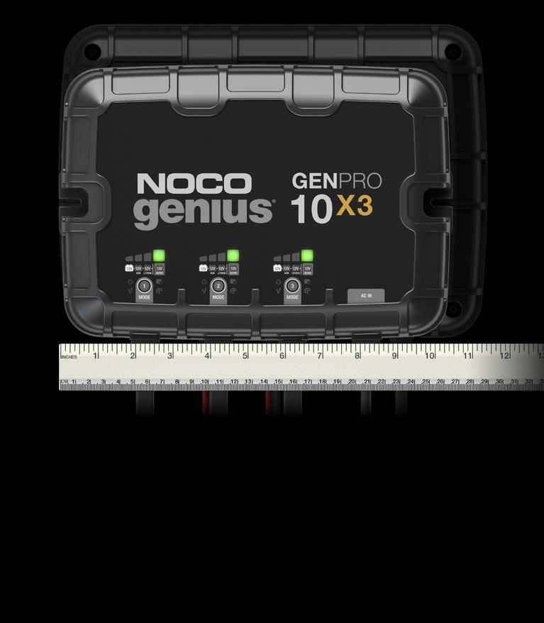 NOCO GENPRO10X3 3-Bank 30A Onboard Marine Battery Charger – 12V