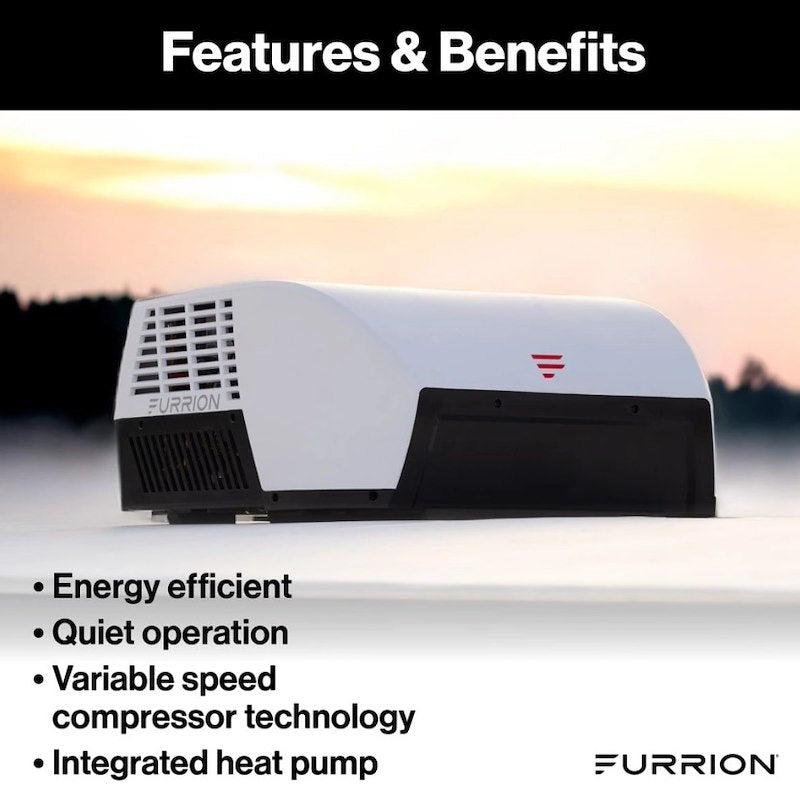 Furrion 2025008214 Chill Cube 18K Climatiseur de VR blanc avec pompe à chaleur