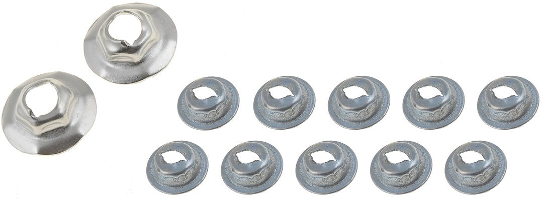Dorman 45384 Thread-Cutting Hex Nut Assortment — 12 Pieces - image 1