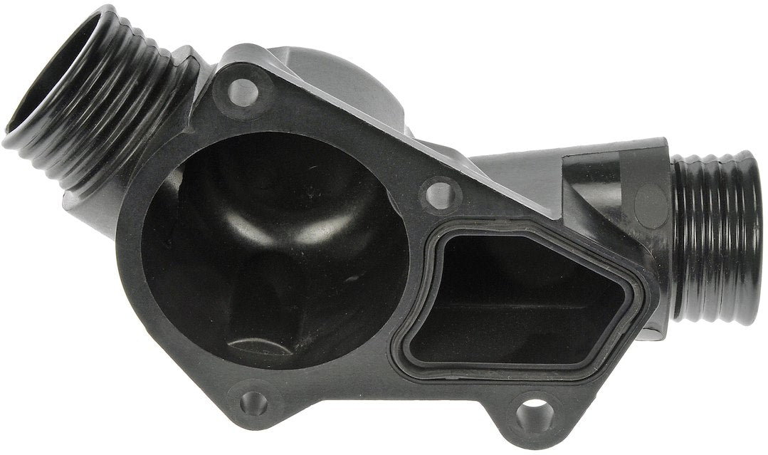 Dorman 9025003 0-Degree Black Plastic Thermostat Housing - image 1