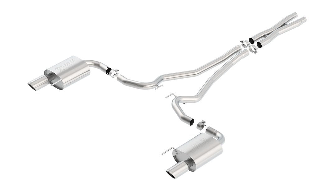 Borla S-Type Cat Back System Single Dual Exhaust System Kit 140590 - image 1