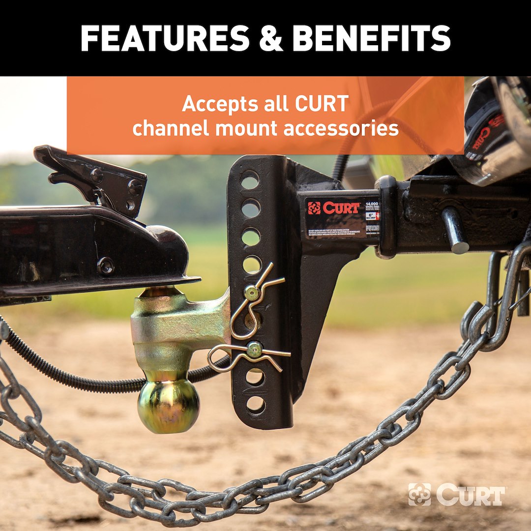 Curt 45910 Trailer Hitch Ball Mount - image 3