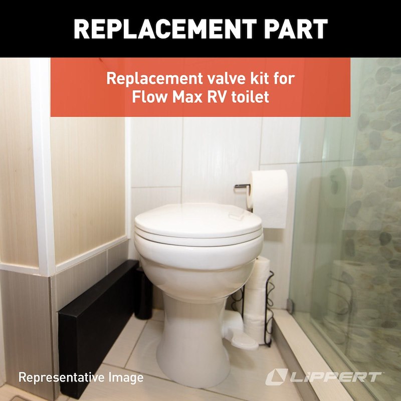 Lippert 2022121976 Flow Max RV Toilet Water Valve Module Kit