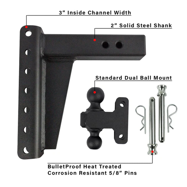 Bulletproof Hitches Hd208 Trailer Hitch Ball Mount - image 11